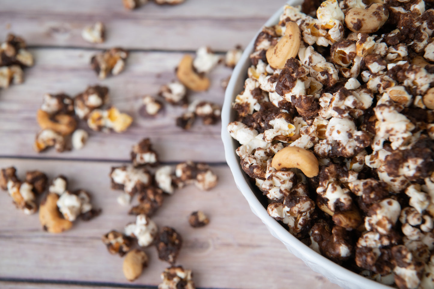 Box de Palomitas sabor Chocolate y Nuez de la India