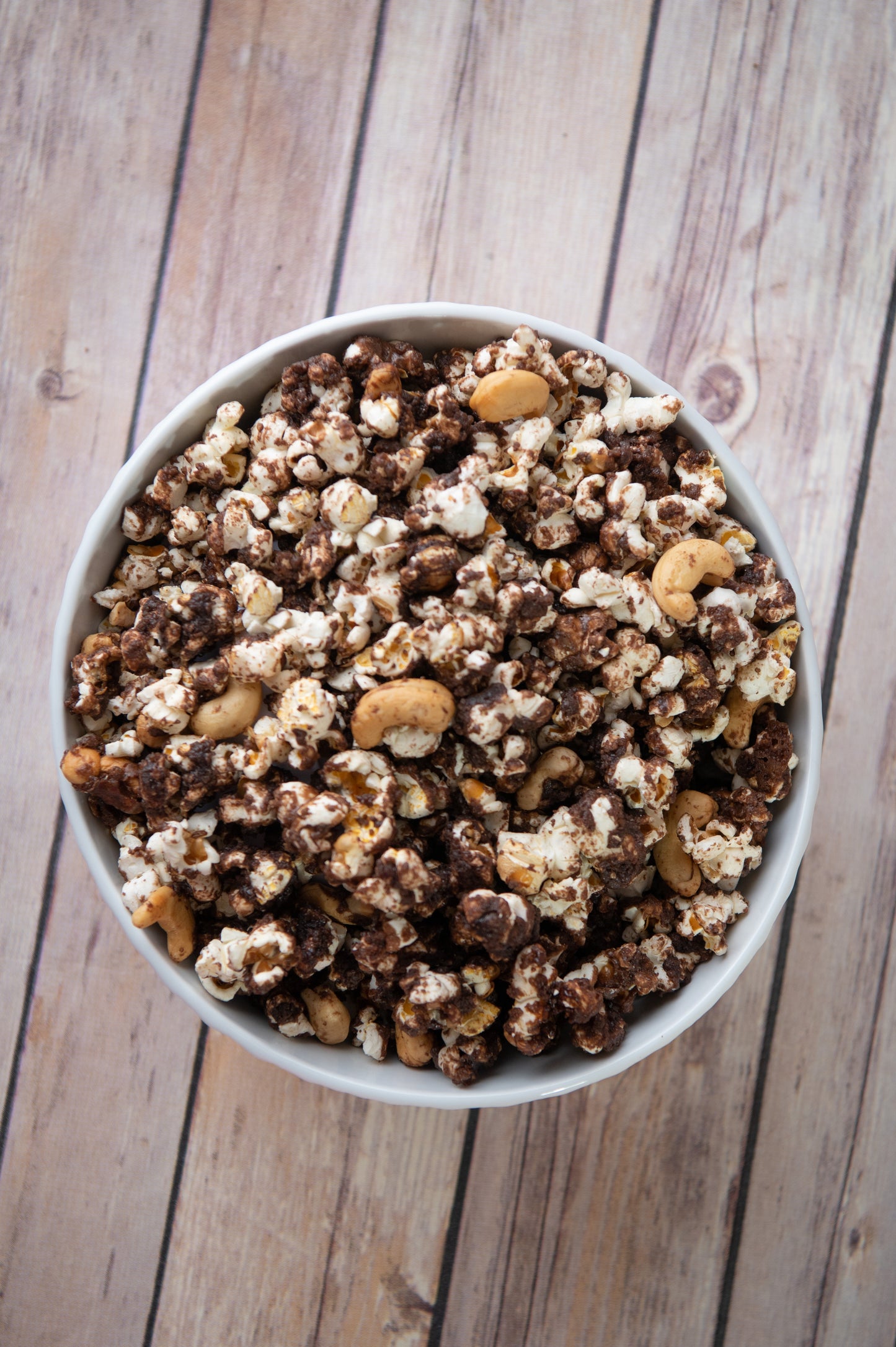 Box de Palomitas sabor Chocolate y Nuez de la India