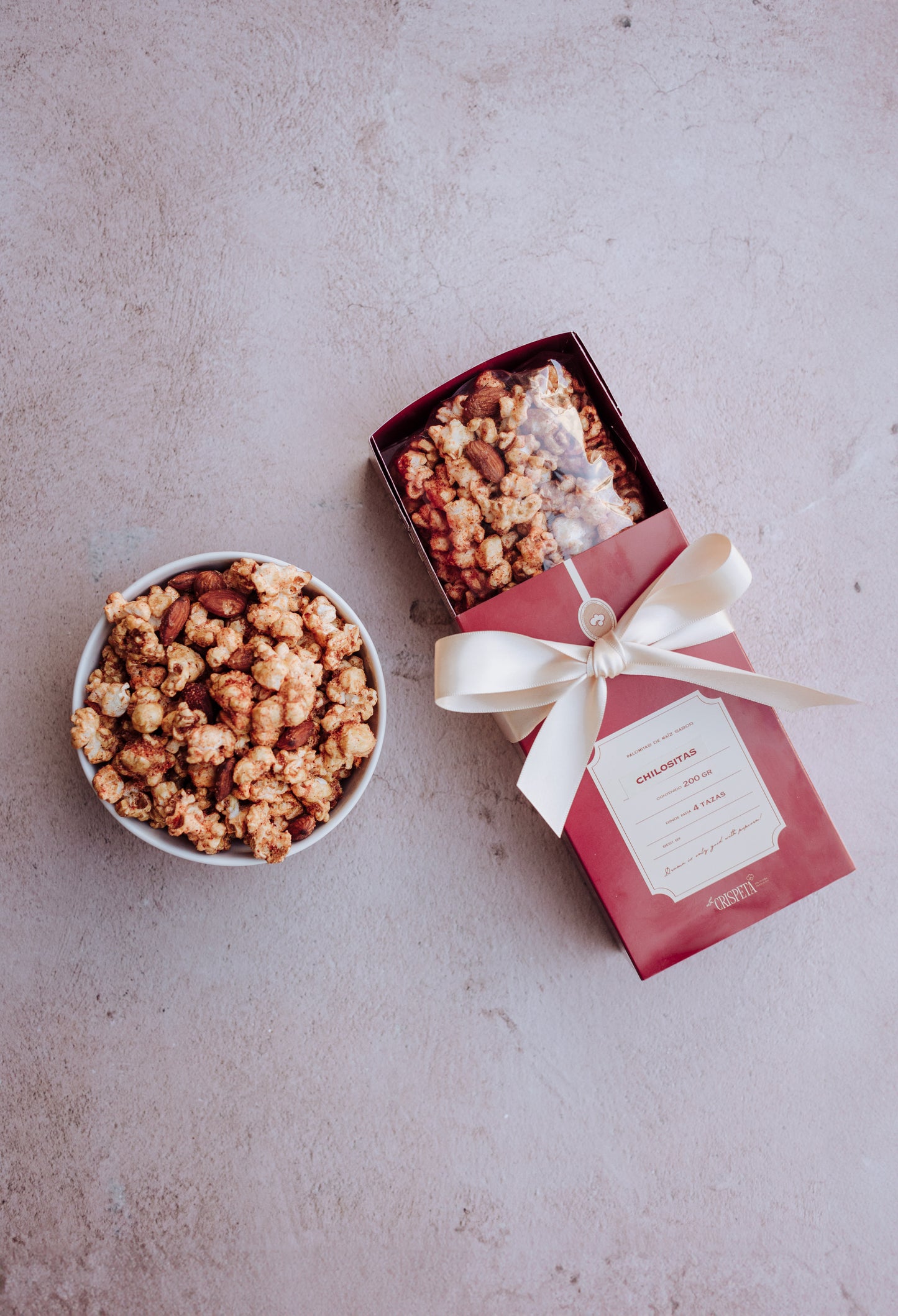 Caja de Palomitas sabor Chilositas con almendra